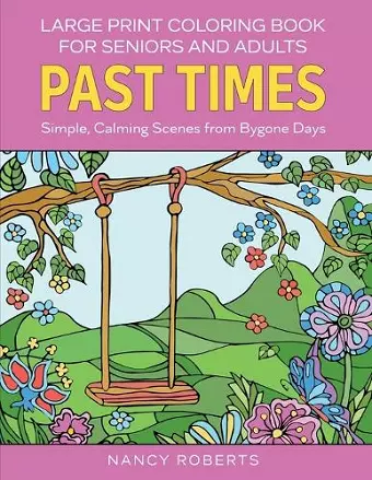 Large Print Coloring Book for Seniors and Adults cover