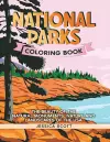 National Parks Coloring Book cover