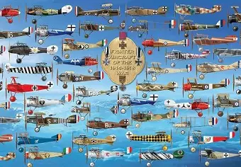 Fighter Aircraft of the 1914-1918 War Jigsaw (1000-piece) cover