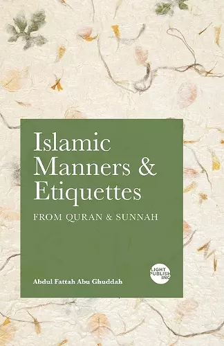 Islamic Manners and Etiquettes cover