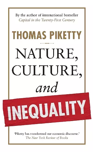 Nature, Culture, and Inequality cover