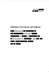 When I'm Out of Here cover