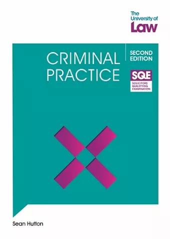 SQE - Criminal Practice 2e cover