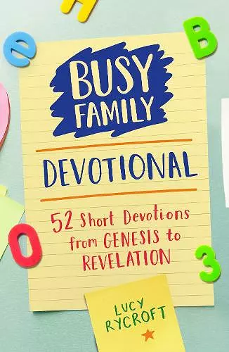 Busy Family Devotional cover