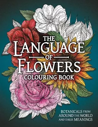 The Language of Flowers Colouring Book cover