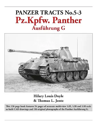 Panzer Tracts No.5-3: Pz.Kpfw. Panther Ausführung G cover