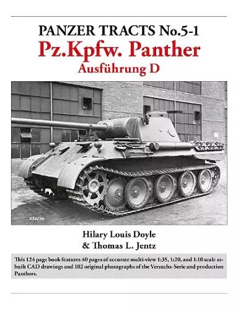 Panzer Tracts No.5-1: Pz.Kpfw. Panther Ausfuhrung D cover