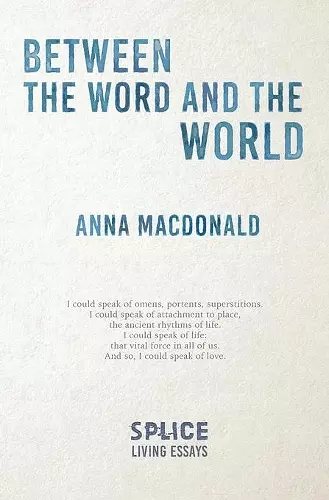 Between the Word and the World cover