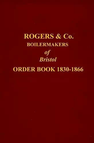 ROGERS ORDER BOOK 1830-1866 cover