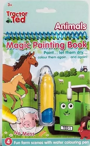Tractor Ted Magic Painting Book Animals cover
