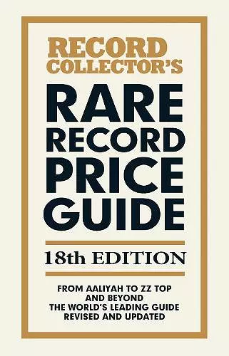 The Rare Record Price Guide 2026 cover