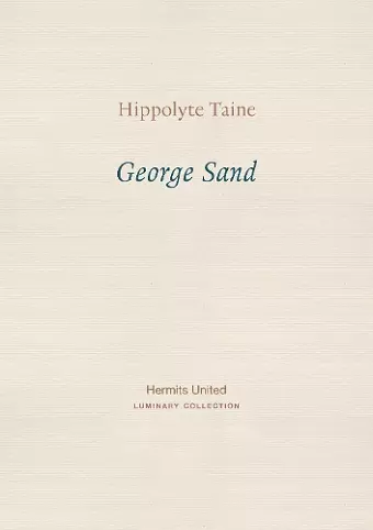 George Sand cover
