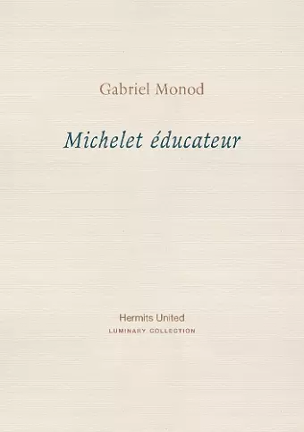 Michelet educateur cover