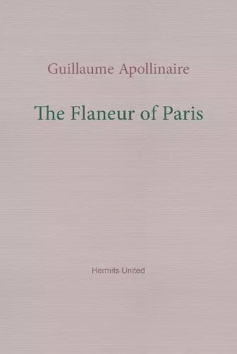 The Flaneur of Paris cover