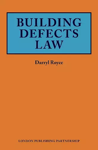Building Defects Law cover