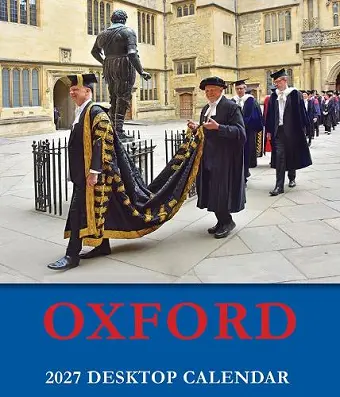 Oxford Large Desktop Calendar - 2027 cover