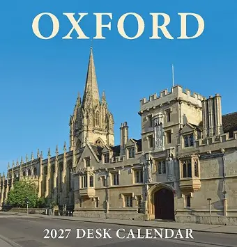 Oxford Colleges Mini Desktop Calendar - 2027 cover