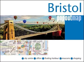 Bristol PopOut Map - pocket size, pop up map of Bristol city centre cover