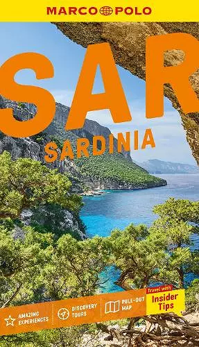 Sardinia Marco Polo Pocket Travel Guide - with pull out map cover