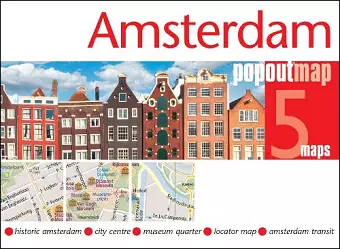 Amsterdam PopOut Map - pocket size, pop up map of Amsterdam city centre cover