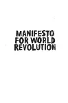 Manifesto for World Revolution 2nd edition cover
