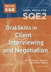 Revise SQE Oral Skills in Client Interviewing and Negotiation cover