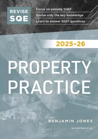 Revise SQE Property Practice 2025/26 cover