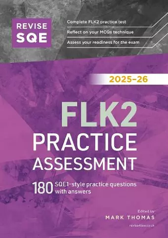 Revise SQE FLK2 Practice Assessment 2025/26 cover