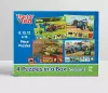 4 puzzles in a box - Tractor Ted cover