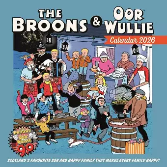 The Broons & Oor Wullie Calendar 2026 cover