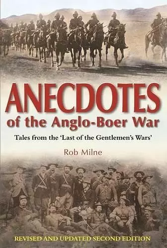 Anecdotes of the Anglo-Boer war cover