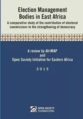 Election Management Bodies in East Africa cover