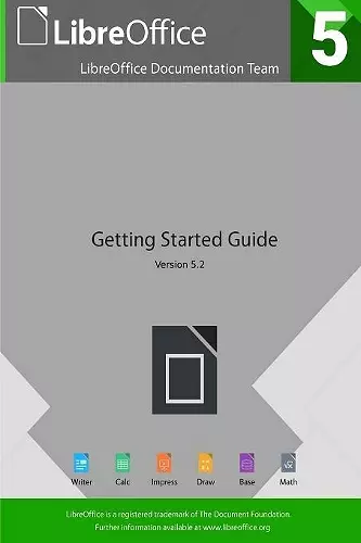 Getting Started with LibreOffice 5.2 cover