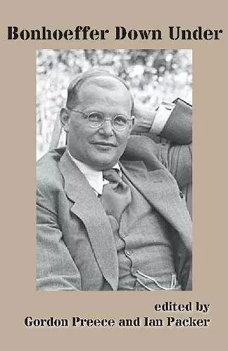 Bonhoeffer Down Under cover