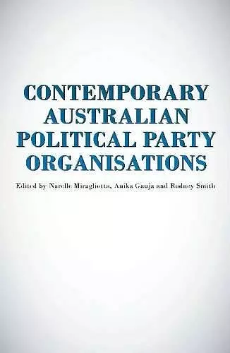 Contemporary Australian Political Party Organisation cover