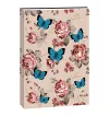 Journal Flexi - Blue Butterfly with Flowers cover