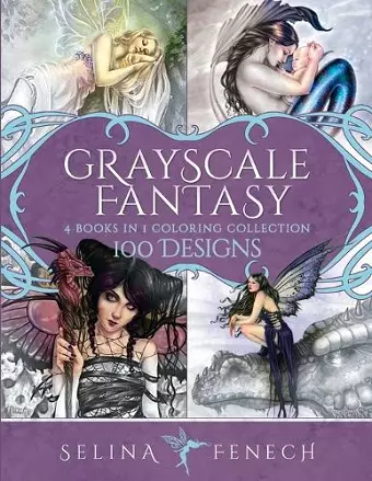 Grayscale Fantasy Coloring Collection cover