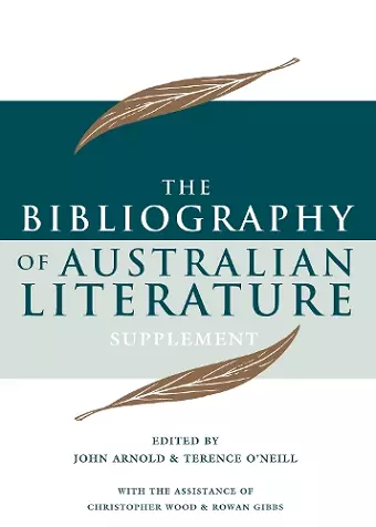 Bibliography of Australian Literature Supplement cover