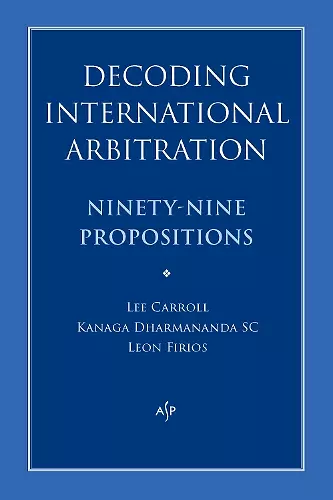 Decoding International Arbitration cover