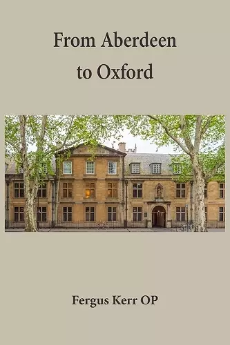 From Aberdeen to Oxford cover