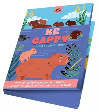 Be Cappy Colour and Scratch Book cover