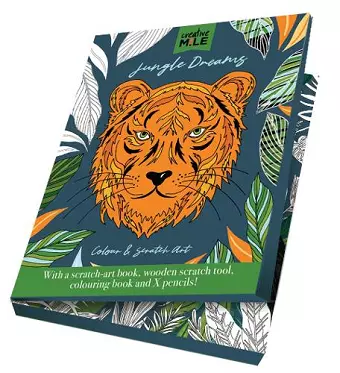 Jungle Dreams Colour and Scratch Book cover