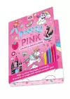 Pretty in Pink Colour and Scratch Book cover