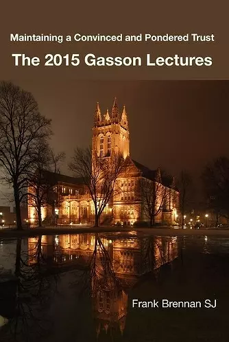 The 2015 Gasson Lecturers cover