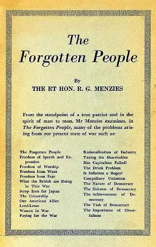 The Forgotten People cover