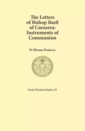 The Letters of Bishop Basil of Caesarea cover