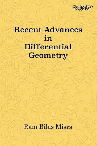 Recent Advances in Differential Geometry cover