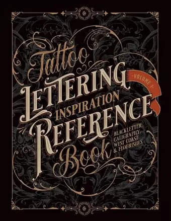 Tattoo Lettering Inspiration Reference Book cover