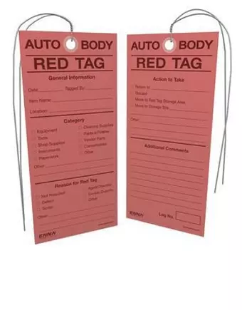 5S Auto Body Red Tags cover