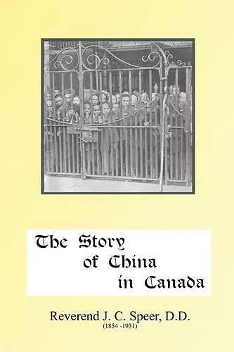 The Story of China in Canada cover